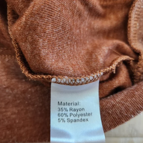 Women's Brown Tunic Fall top - Picture 7 of 7